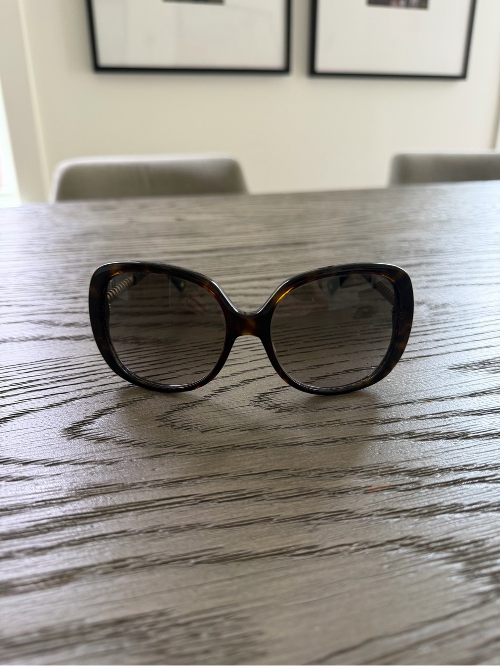 Dior Women's Brown Tortoiseshell Designer Sunglasses - Picture 2 of 5